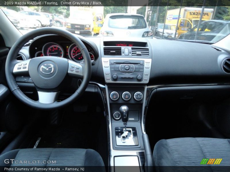 Comet Gray Mica / Black 2009 Mazda MAZDA6 i Touring