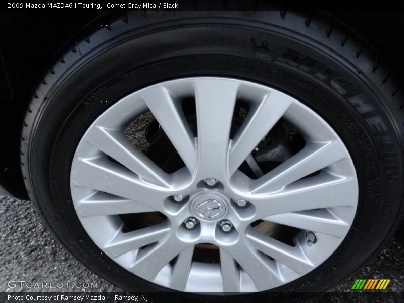 Comet Gray Mica / Black 2009 Mazda MAZDA6 i Touring