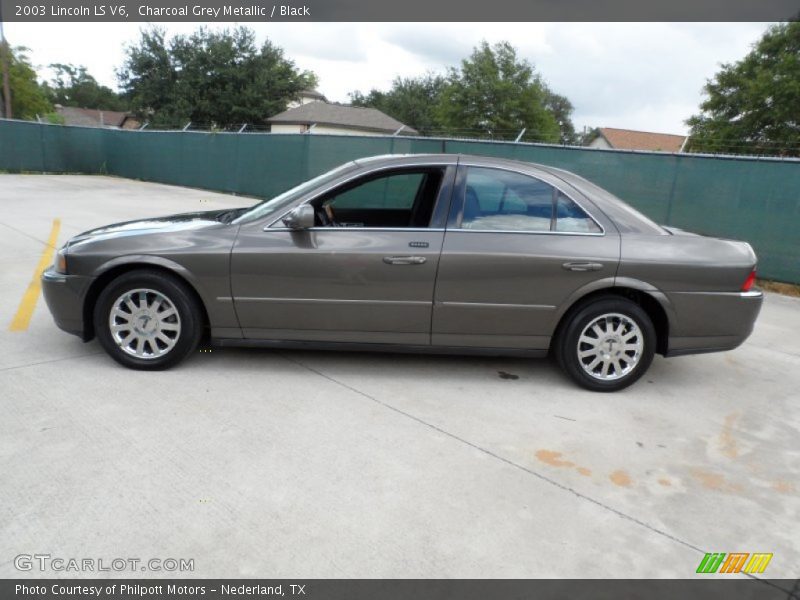 Charcoal Grey Metallic / Black 2003 Lincoln LS V6