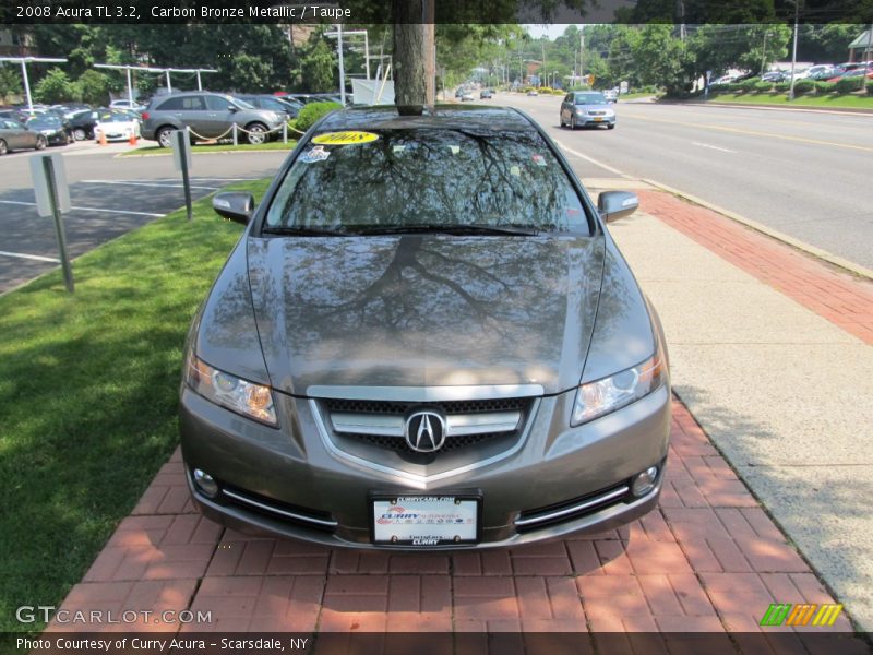 Carbon Bronze Metallic / Taupe 2008 Acura TL 3.2