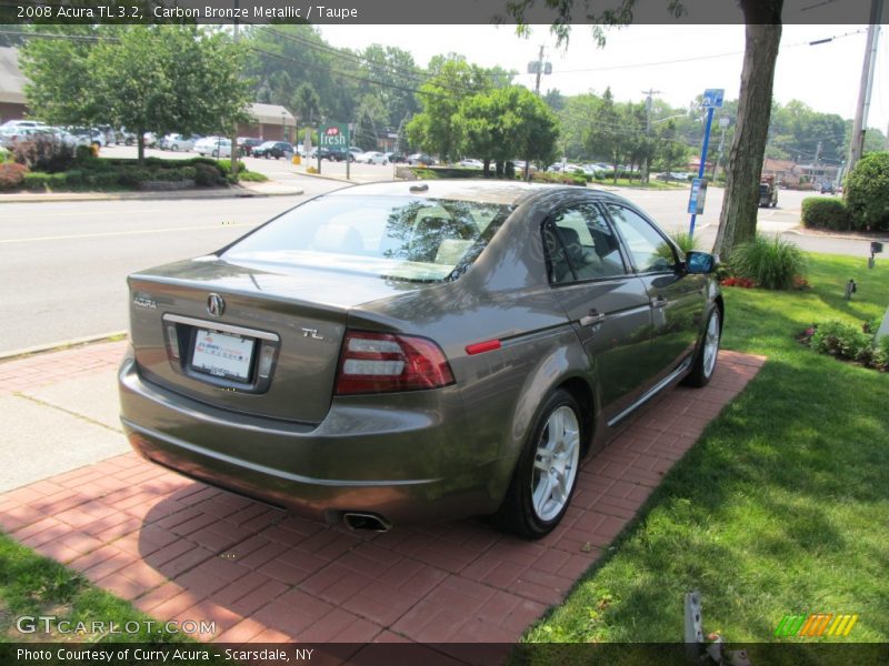 Carbon Bronze Metallic / Taupe 2008 Acura TL 3.2