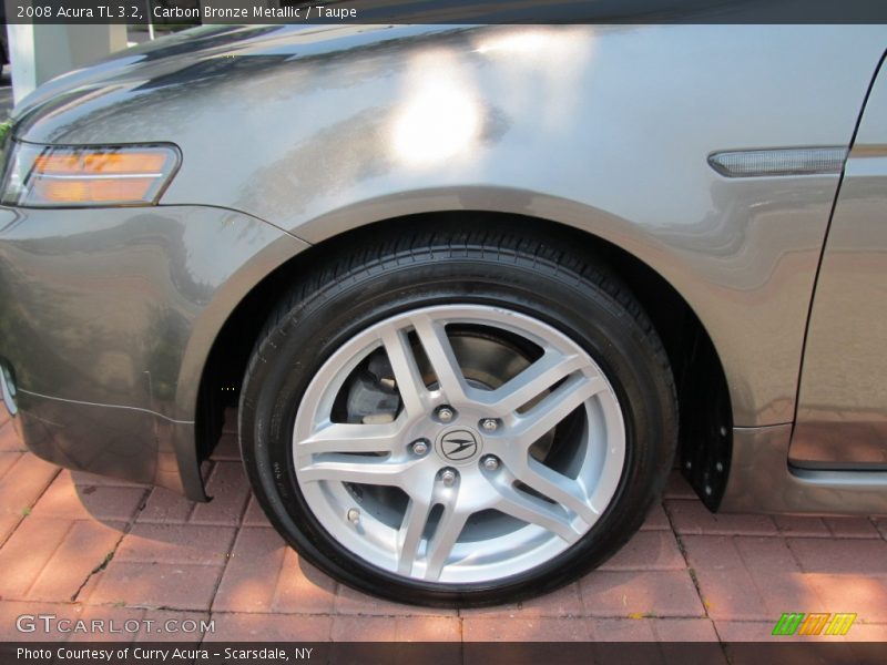 Carbon Bronze Metallic / Taupe 2008 Acura TL 3.2