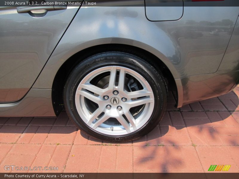 Carbon Bronze Metallic / Taupe 2008 Acura TL 3.2