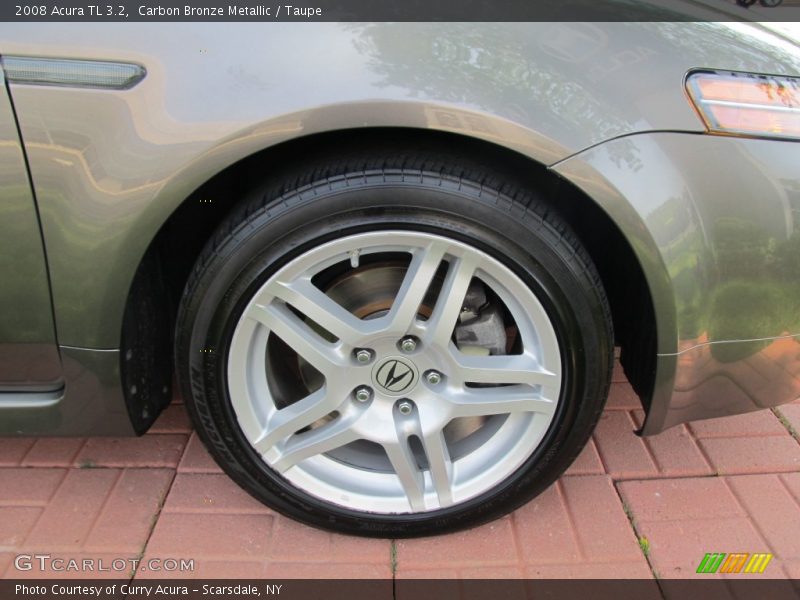 Carbon Bronze Metallic / Taupe 2008 Acura TL 3.2