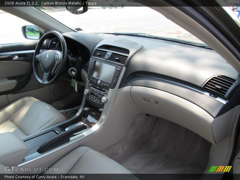 Carbon Bronze Metallic / Taupe 2008 Acura TL 3.2