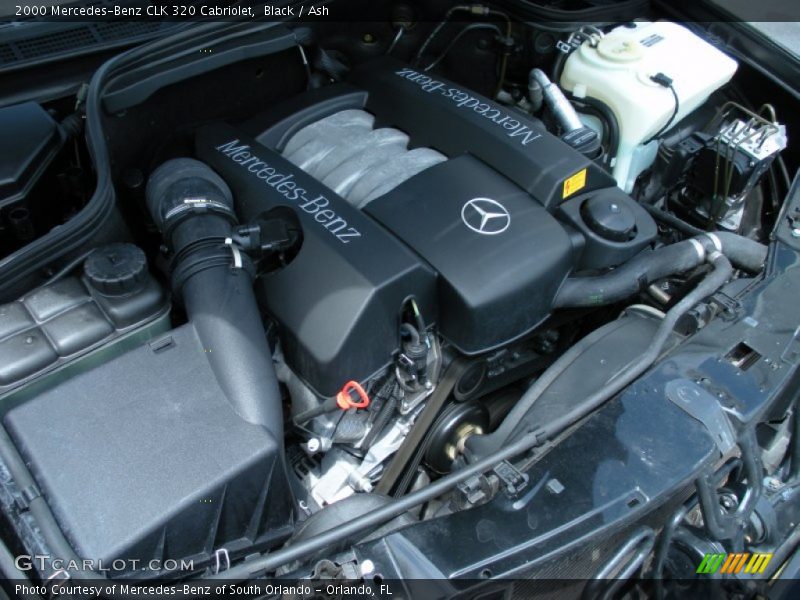  2000 CLK 320 Cabriolet Engine - 3.2 Liter SOHC 18-Valve V6