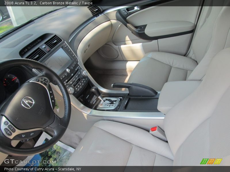 Carbon Bronze Metallic / Taupe 2008 Acura TL 3.2