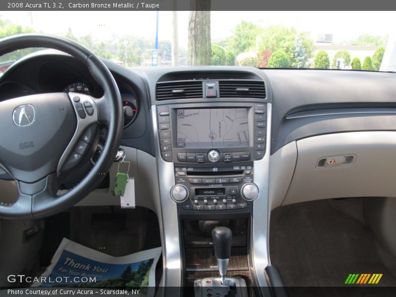 Carbon Bronze Metallic / Taupe 2008 Acura TL 3.2