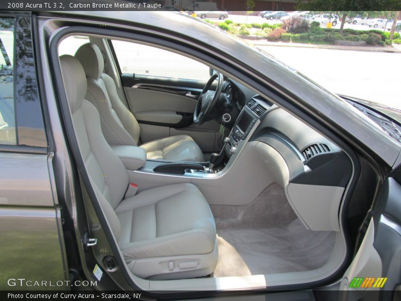 Carbon Bronze Metallic / Taupe 2008 Acura TL 3.2
