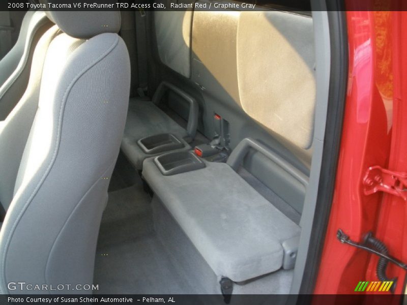 Radiant Red / Graphite Gray 2008 Toyota Tacoma V6 PreRunner TRD Access Cab