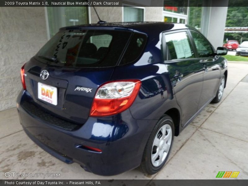 Nautical Blue Metallic / Dark Charcoal 2009 Toyota Matrix 1.8