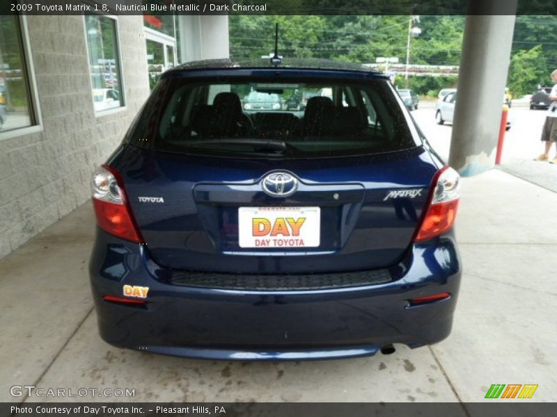 Nautical Blue Metallic / Dark Charcoal 2009 Toyota Matrix 1.8