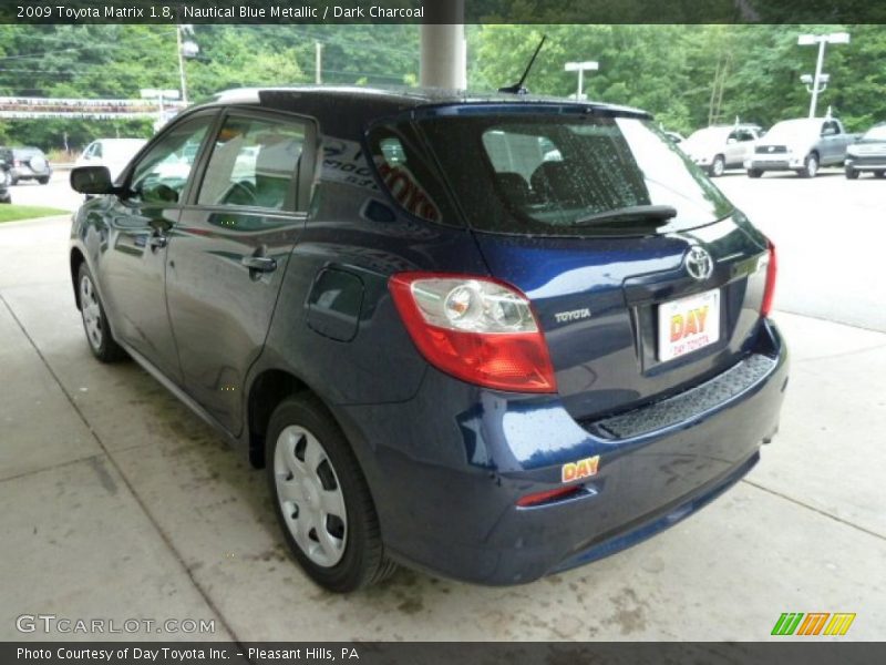 Nautical Blue Metallic / Dark Charcoal 2009 Toyota Matrix 1.8