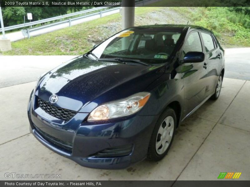 Nautical Blue Metallic / Dark Charcoal 2009 Toyota Matrix 1.8