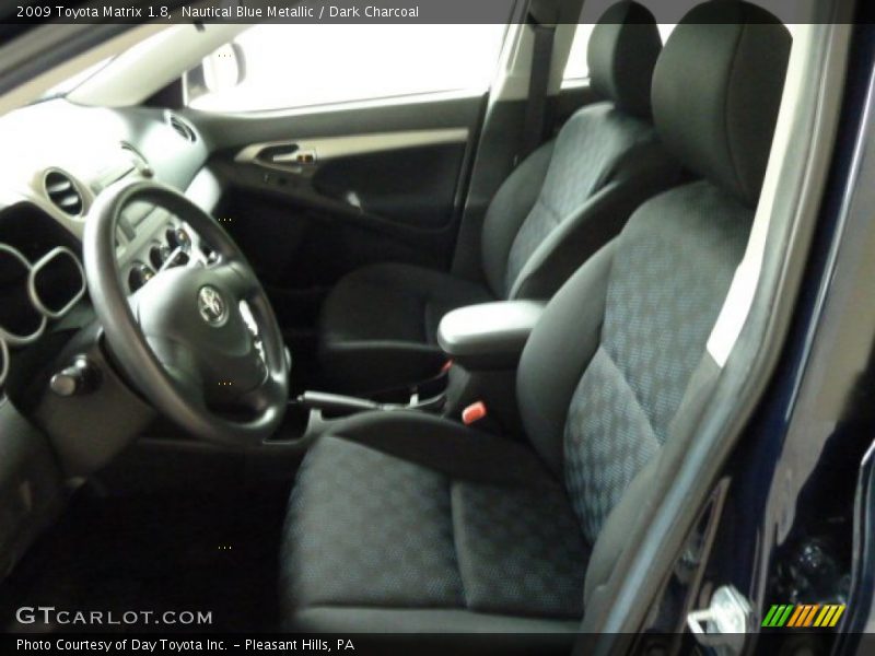 Nautical Blue Metallic / Dark Charcoal 2009 Toyota Matrix 1.8
