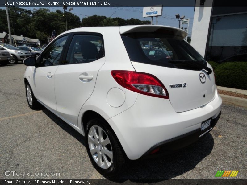 Crystal White Pearl / Black 2011 Mazda MAZDA2 Touring