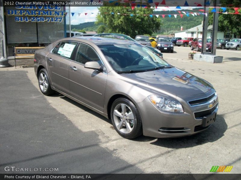 Mocha Steel Metallic / Ebony 2012 Chevrolet Malibu LT