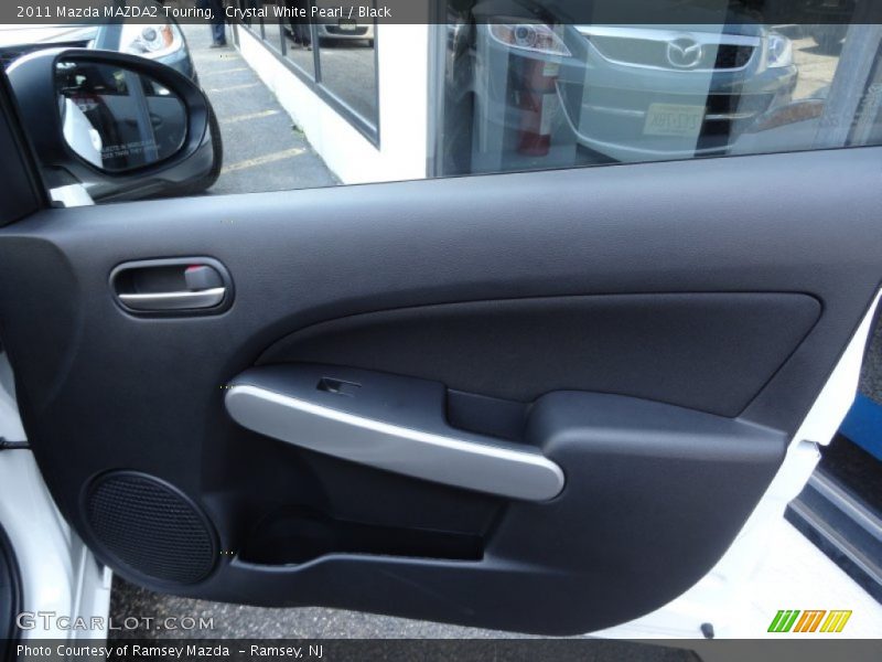 Crystal White Pearl / Black 2011 Mazda MAZDA2 Touring