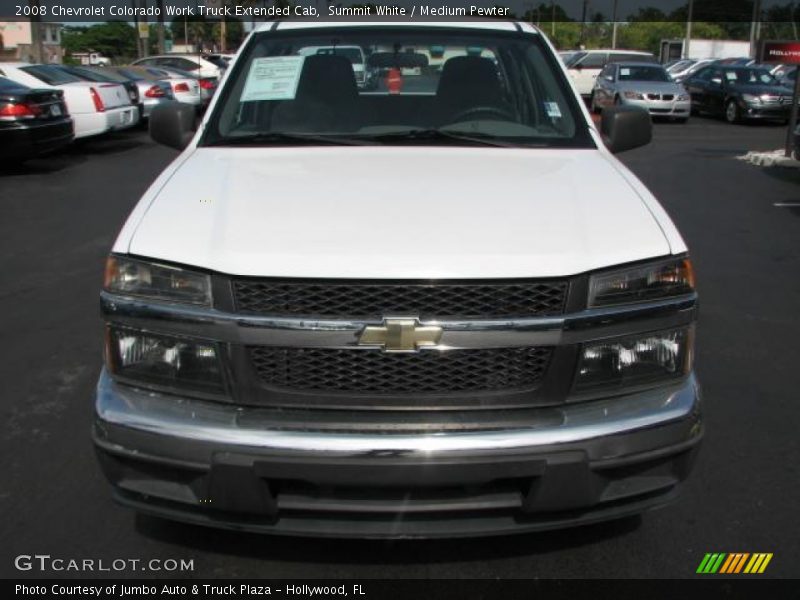 Summit White / Medium Pewter 2008 Chevrolet Colorado Work Truck Extended Cab