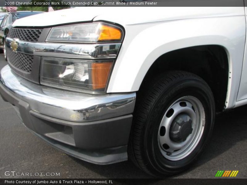 Summit White / Medium Pewter 2008 Chevrolet Colorado Work Truck Extended Cab
