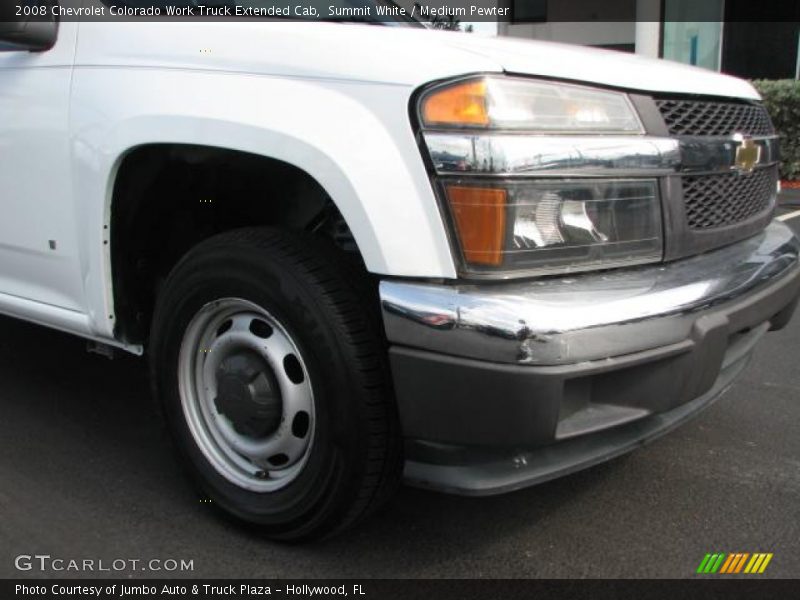 Summit White / Medium Pewter 2008 Chevrolet Colorado Work Truck Extended Cab