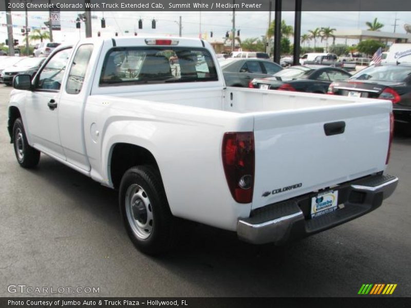 Summit White / Medium Pewter 2008 Chevrolet Colorado Work Truck Extended Cab