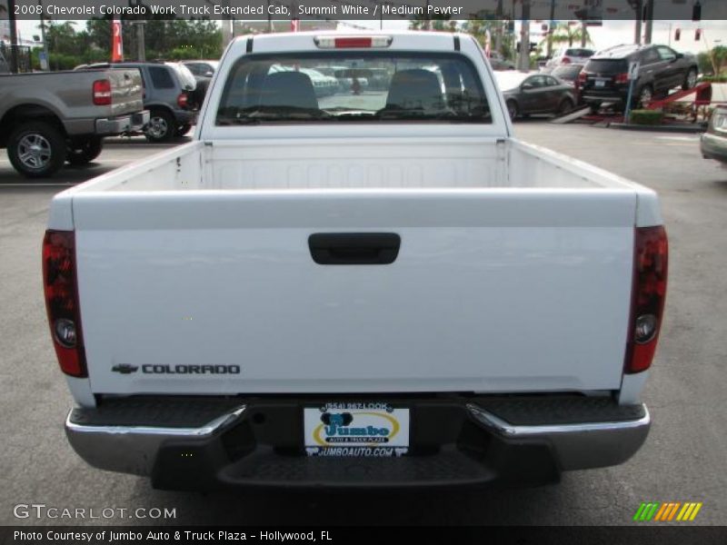 Summit White / Medium Pewter 2008 Chevrolet Colorado Work Truck Extended Cab