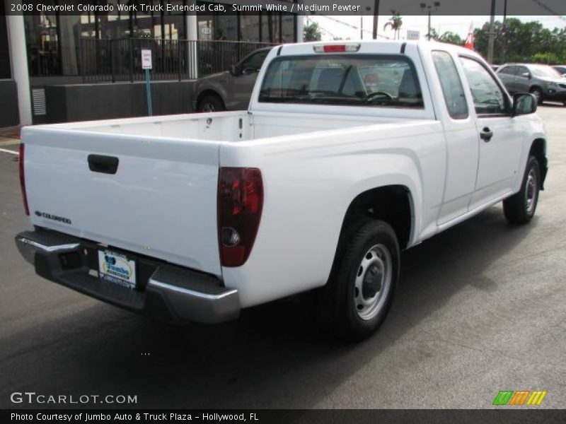 Summit White / Medium Pewter 2008 Chevrolet Colorado Work Truck Extended Cab