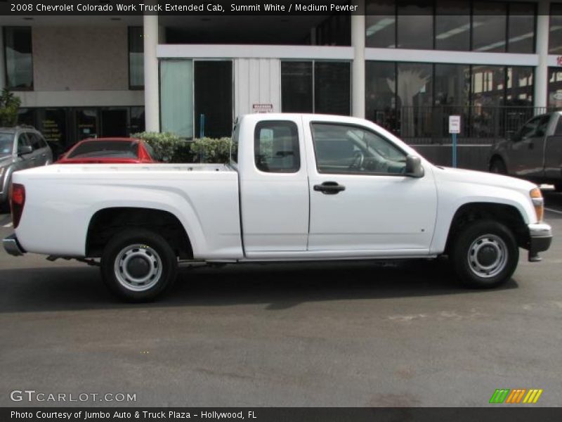 Summit White / Medium Pewter 2008 Chevrolet Colorado Work Truck Extended Cab