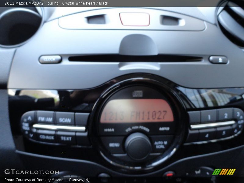 Crystal White Pearl / Black 2011 Mazda MAZDA2 Touring