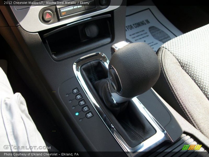  2012 Malibu LT 6 Speed Automatic Shifter