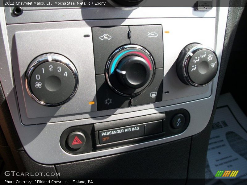 Controls of 2012 Malibu LT