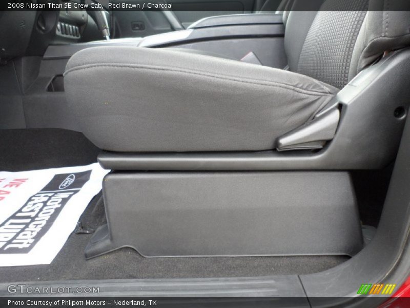 Red Brawn / Charcoal 2008 Nissan Titan SE Crew Cab