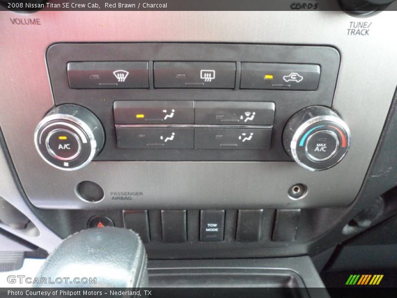 Red Brawn / Charcoal 2008 Nissan Titan SE Crew Cab