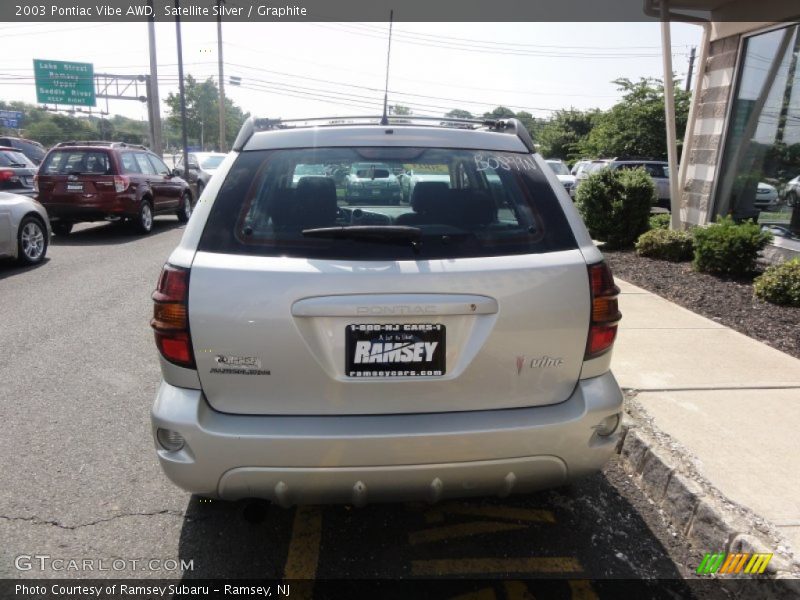 Satellite Silver / Graphite 2003 Pontiac Vibe AWD