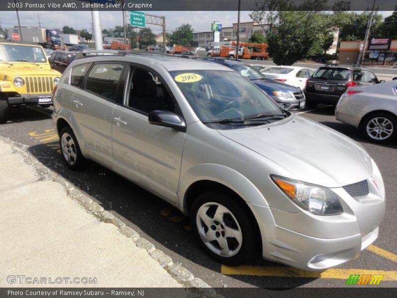 Satellite Silver / Graphite 2003 Pontiac Vibe AWD