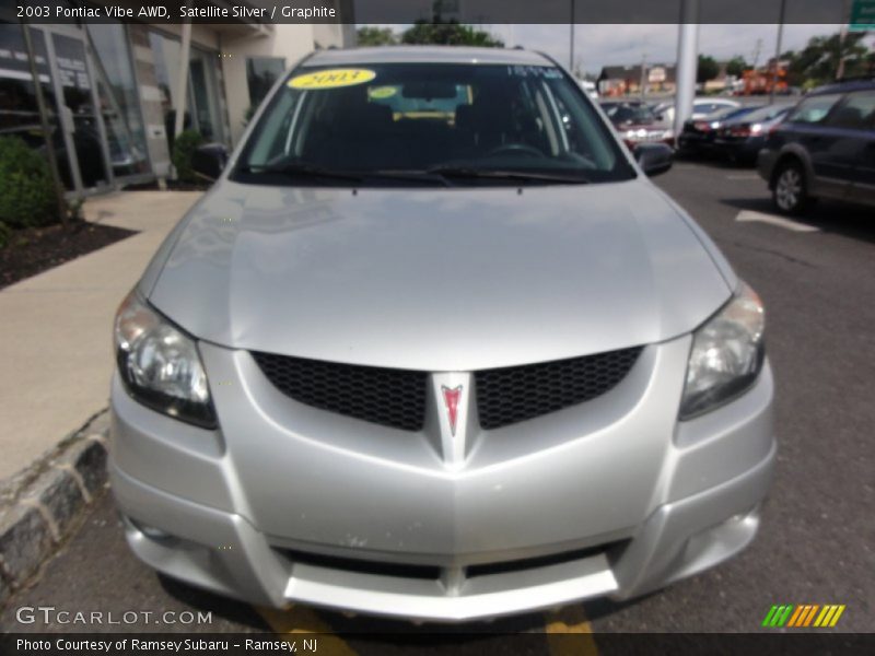 Satellite Silver / Graphite 2003 Pontiac Vibe AWD