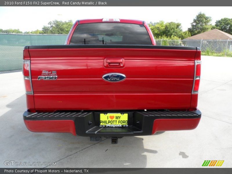 Red Candy Metallic / Black 2010 Ford F150 FX2 SuperCrew