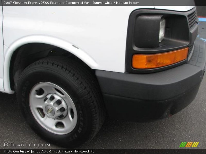Summit White / Medium Pewter 2007 Chevrolet Express 2500 Extended Commercial Van