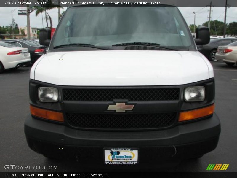 Summit White / Medium Pewter 2007 Chevrolet Express 2500 Extended Commercial Van