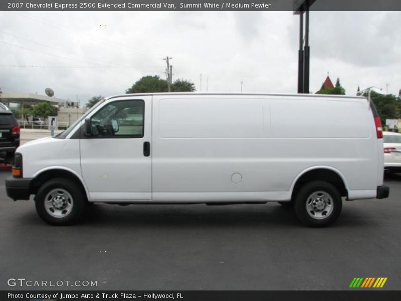 Summit White / Medium Pewter 2007 Chevrolet Express 2500 Extended Commercial Van