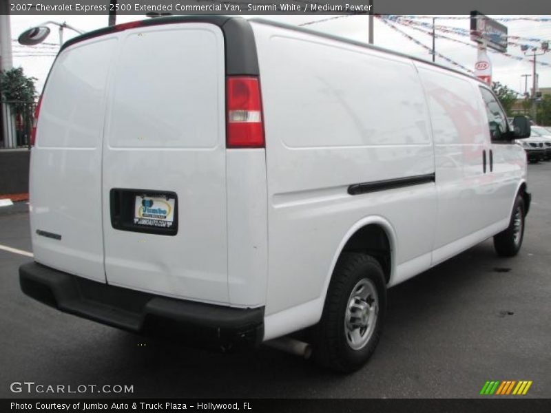 Summit White / Medium Pewter 2007 Chevrolet Express 2500 Extended Commercial Van