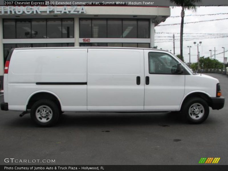 Summit White / Medium Pewter 2007 Chevrolet Express 2500 Extended Commercial Van