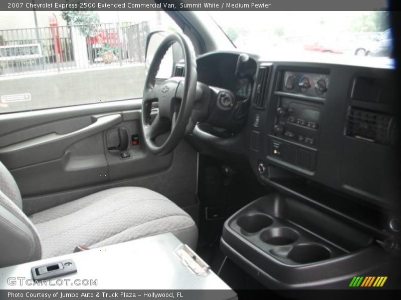 Summit White / Medium Pewter 2007 Chevrolet Express 2500 Extended Commercial Van