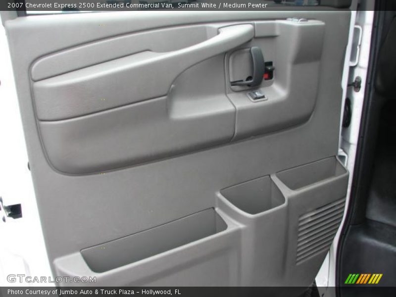 Summit White / Medium Pewter 2007 Chevrolet Express 2500 Extended Commercial Van