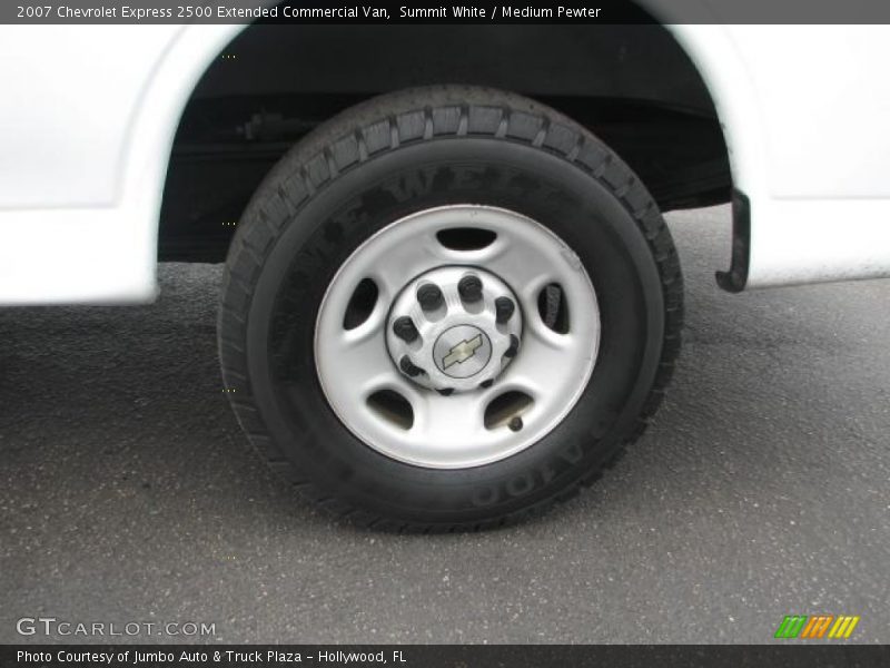 Summit White / Medium Pewter 2007 Chevrolet Express 2500 Extended Commercial Van