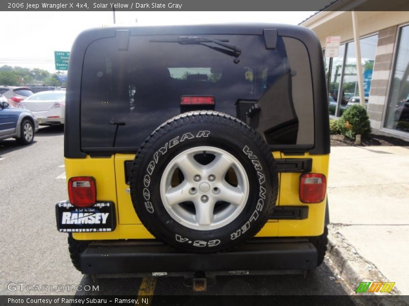 Solar Yellow / Dark Slate Gray 2006 Jeep Wrangler X 4x4