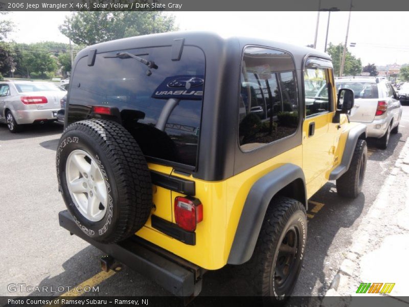 Solar Yellow / Dark Slate Gray 2006 Jeep Wrangler X 4x4