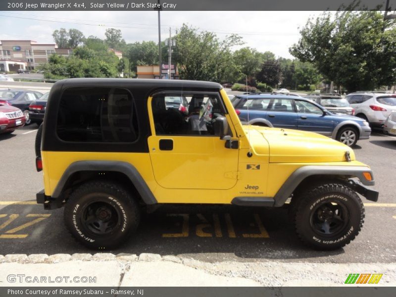 Solar Yellow / Dark Slate Gray 2006 Jeep Wrangler X 4x4