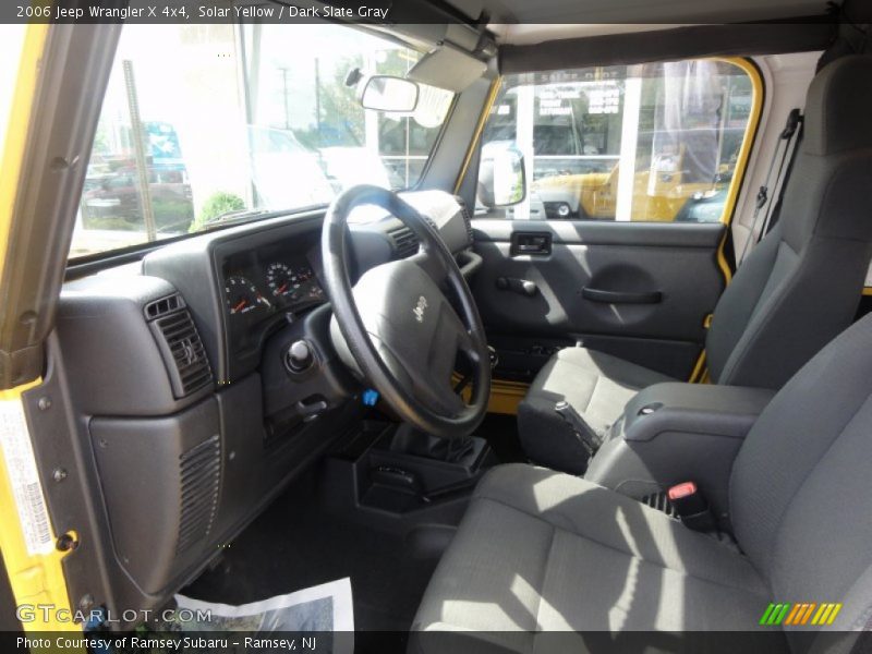 Solar Yellow / Dark Slate Gray 2006 Jeep Wrangler X 4x4